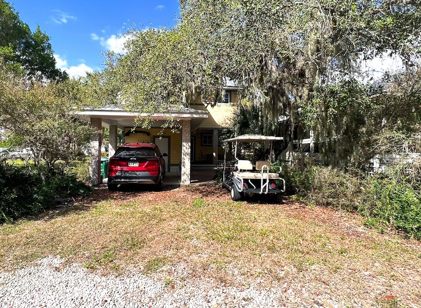 Carport and Parking for Golf Cart